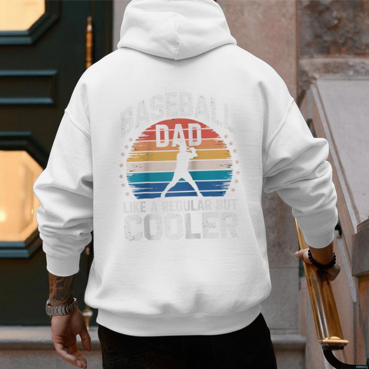 Baseball Dad Like a Regular Dad But Cooler Raglan Baseball Tee Men's Hoodie Back Print Baseball Dad Like a Regular Dad But Cooler Raglan Baseball Tee Men's Hoodie Back Print