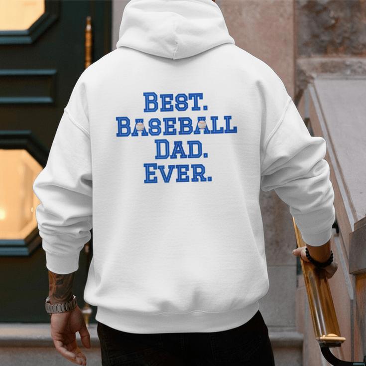 Best Baseball Dad Men's Hoodie Back Print Best Baseball Dad Men's Hoodie Back Print