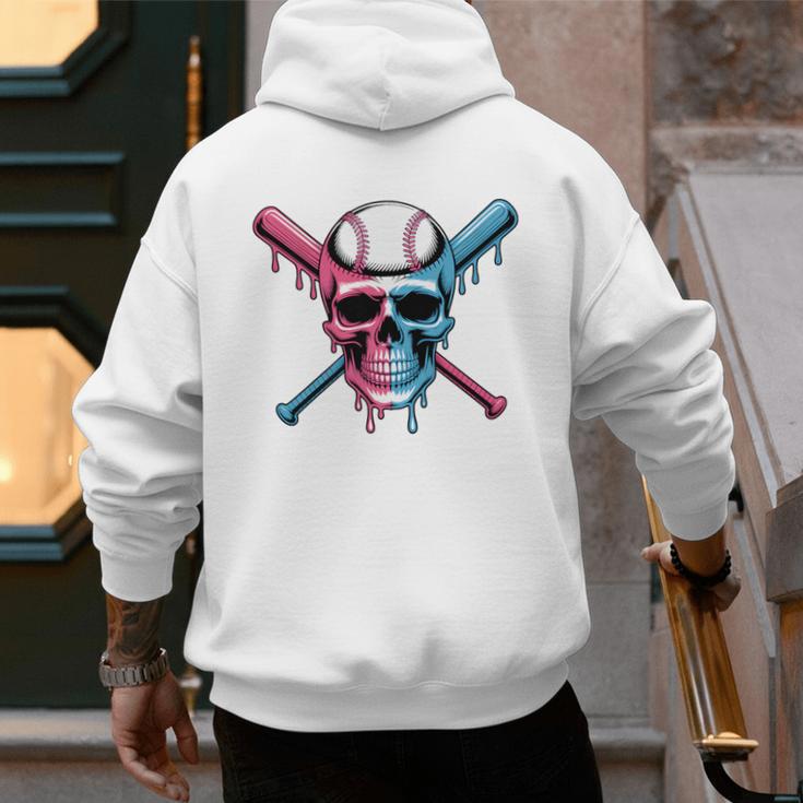 Cool Baseball Ice Cream Dripping Baseball Dad Baseball Lover Premium Men's Hoodie Back Print Cool Baseball Ice Cream Dripping Baseball Dad Baseball Lover Premium Men's Hoodie Back Print