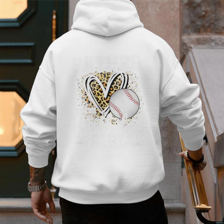 Father Of The Birthday Girl Baseball Dad Leopard Heart Premium Tri-Blend Men's Hoodie Back Print Father Of The Birthday Girl Baseball Dad Leopard Heart Premium Tri-Blend Men's Hoodie Back Print