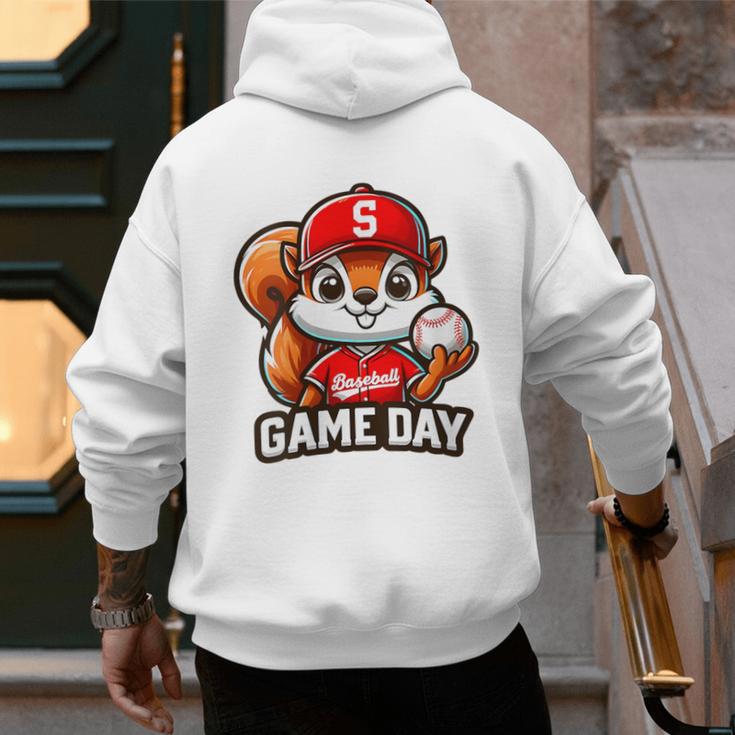 Game Day Baseball Dad Baseball Mam Father's Day Men's Hoodie Back Print Game Day Baseball Dad Baseball Mam Father's Day Men's Hoodie Back Print