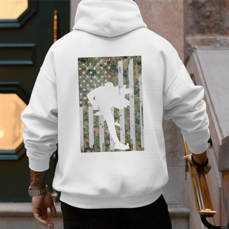 Vintage Baseball US Camouflage Flag Tee Baseball Dad Player Premium Tri-Blend Men's Hoodie Back Print Vintage Baseball US Camouflage Flag Tee Baseball Dad Player Premium Tri-Blend Men's Hoodie Back Print