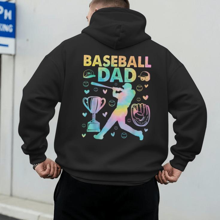 Baseball Dad Cool Fathers Day Coach Player Daddy Papa Men Men's Hoodie Back Print Baseball Dad Cool Fathers Day Coach Player Daddy Papa Men Men's Hoodie Back Print