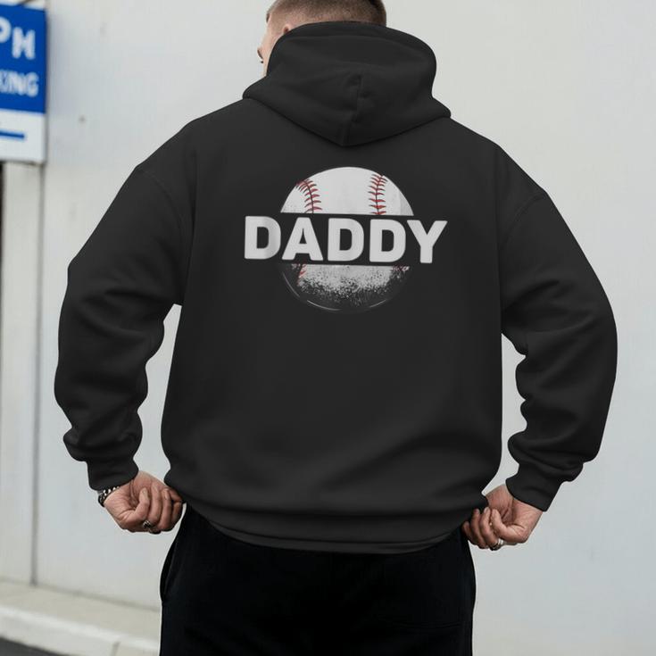 Baseball Dad Daddy Sports Fans Cool Baseball Sayings Men's Hoodie Back Print Baseball Dad Daddy Sports Fans Cool Baseball Sayings Men's Hoodie Back Print