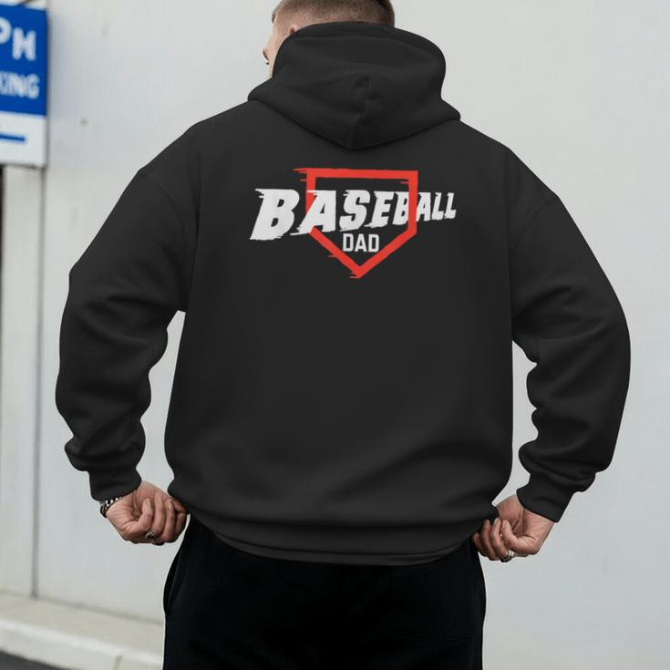 Baseball Dad Field Day Baseball Fans Family Matching Men's Hoodie Back Print Baseball Dad Field Day Baseball Fans Family Matching Men's Hoodie Back Print