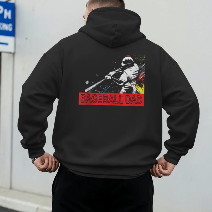 Baseball Dad Baseball Pop Art Baseball Sport Team Men's Hoodie Back Print Baseball Dad Baseball Pop Art Baseball Sport Team Men's Hoodie Back Print