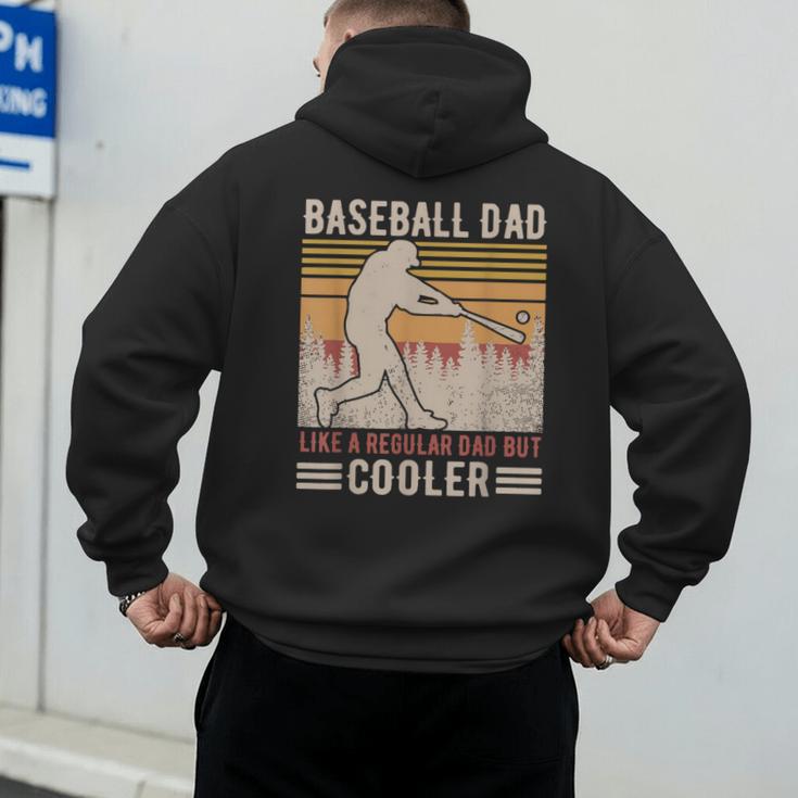 Baseball Dad Like Regular But Cooler Coach Player Fans Men's Hoodie Back Print Baseball Dad Like Regular But Cooler Coach Player Fans Men's Hoodie Back Print
