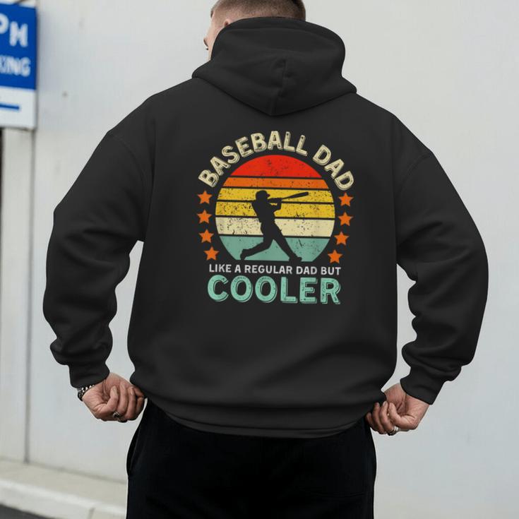 Baseball Dad Like A Regular Dad But Cooler Men's Hoodie Back Print Baseball Dad Like A Regular Dad But Cooler Men's Hoodie Back Print