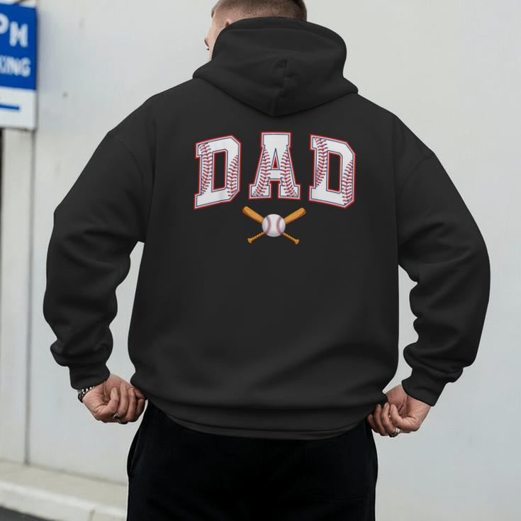 Baseball Dad Shirt Baseball Player Game Day Father's Day Men's Hoodie Back Print Baseball Dad Shirt Baseball Player Game Day Father's Day Men's Hoodie Back Print