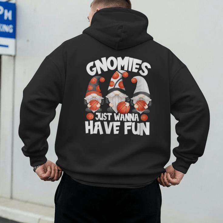 Basketball Gnomies Have Fun For Baseball Dad And Coach Men's Hoodie Back Print Basketball Gnomies Have Fun For Baseball Dad And Coach Men's Hoodie Back Print