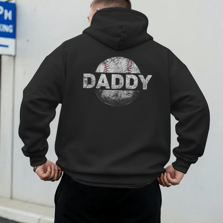Cool Baseball Dad Daddy Sports Baseball Bat Home Run Men's Hoodie Back Print Cool Baseball Dad Daddy Sports Baseball Bat Home Run Men's Hoodie Back Print