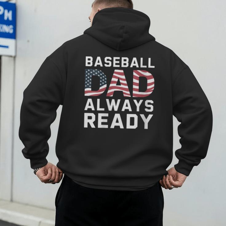 Homerun Baseball Dad Baseball Lovers Father Fathers Day Men's Hoodie Back Print Homerun Baseball Dad Baseball Lovers Father Fathers Day Men's Hoodie Back Print