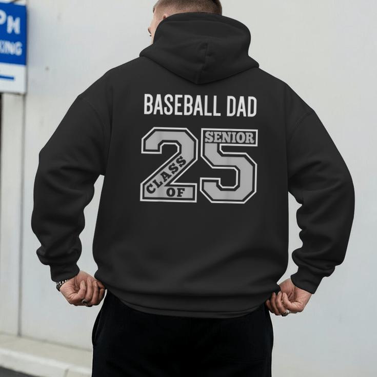 SENIOR BASEBALL DAD 2025 BASEBALL DAD SENIOR 25 3 Men's Hoodie Back Print