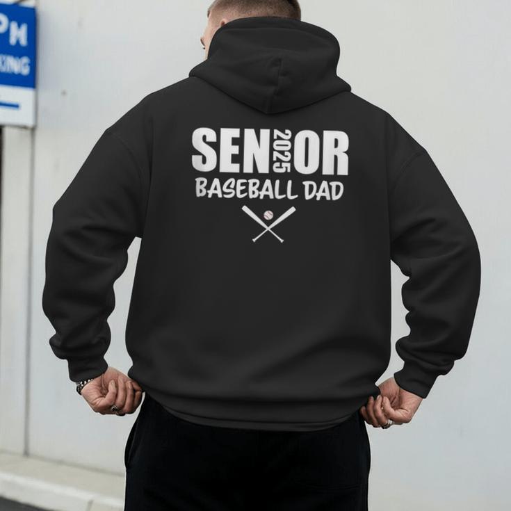 Senior Baseball Dad 2025 Team Parent Helper Class Of 2025 Men's Hoodie Back Print Senior Baseball Dad 2025 Team Parent Helper Class Of 2025 Men's Hoodie Back Print