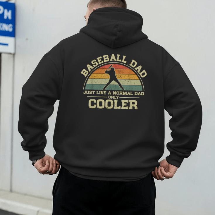 Vintage Baseball Dad Just Like A Normal Dad Only Cooler Men's Hoodie Back Print Vintage Baseball Dad Just Like A Normal Dad Only Cooler Men's Hoodie Back Print