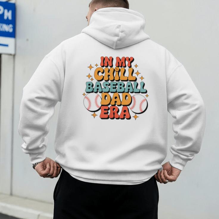 Baseball In My Chill Baseball Dad Era Retro Bright Vibes Men's Hoodie Back Print Baseball In My Chill Baseball Dad Era Retro Bright Vibes Men's Hoodie Back Print