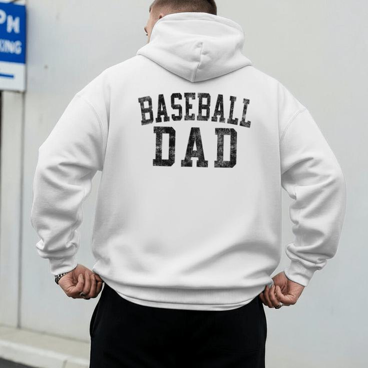 Baseball Dad Birthday Classic Bold Font Baseball Daddy Men's Hoodie Back Print Baseball Dad Birthday Classic Bold Font Baseball Daddy Men's Hoodie Back Print