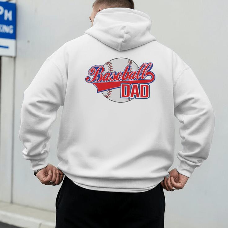 Baseball Dad Coach Baseball Baseball Premium Men's Hoodie Back Print Baseball Dad Coach Baseball Baseball Premium Men's Hoodie Back Print