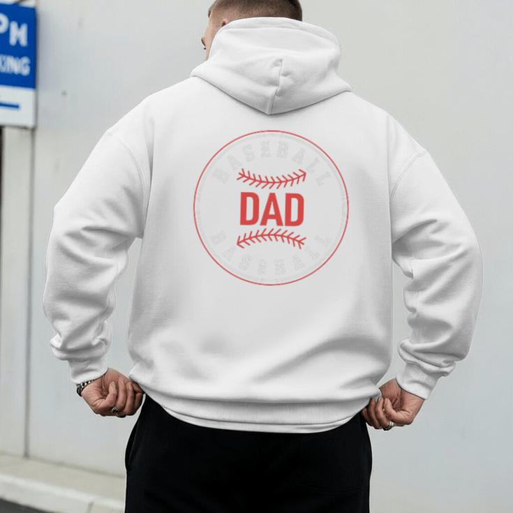 Baseball Dad Father Family Matching Premium Men's Hoodie Back Print Baseball Dad Father Family Matching Premium Men's Hoodie Back Print