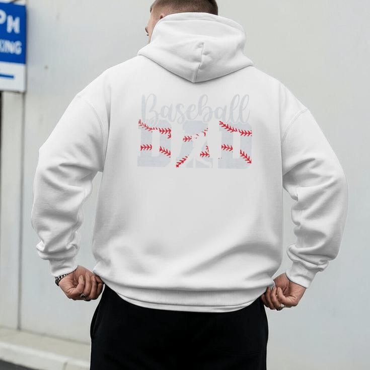 Baseball Dad Happy Fathers Day For Men Boys Baseball Lovers Premium Men's Hoodie Back Print Baseball Dad Happy Fathers Day For Men Boys Baseball Lovers Premium Men's Hoodie Back Print