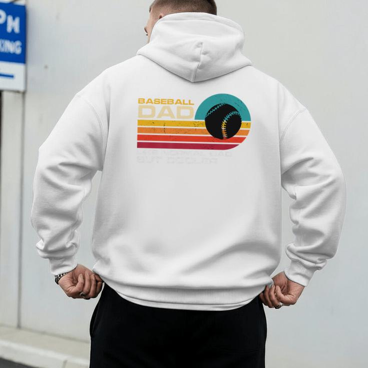 Baseball Dad Like Normal Dad But Cooler Fathers Day Premium Men's Hoodie Back Print Baseball Dad Like Normal Dad But Cooler Fathers Day Premium Men's Hoodie Back Print