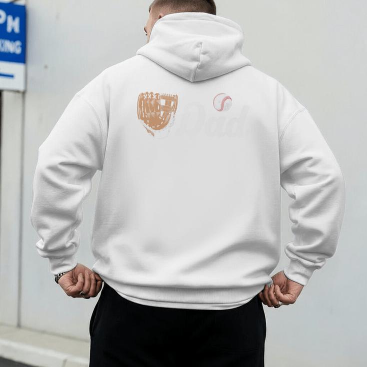 Baseball Dad Softball Dad Father's Day Premium Men's Hoodie Back Print Baseball Dad Softball Dad Father's Day Premium Men's Hoodie Back Print