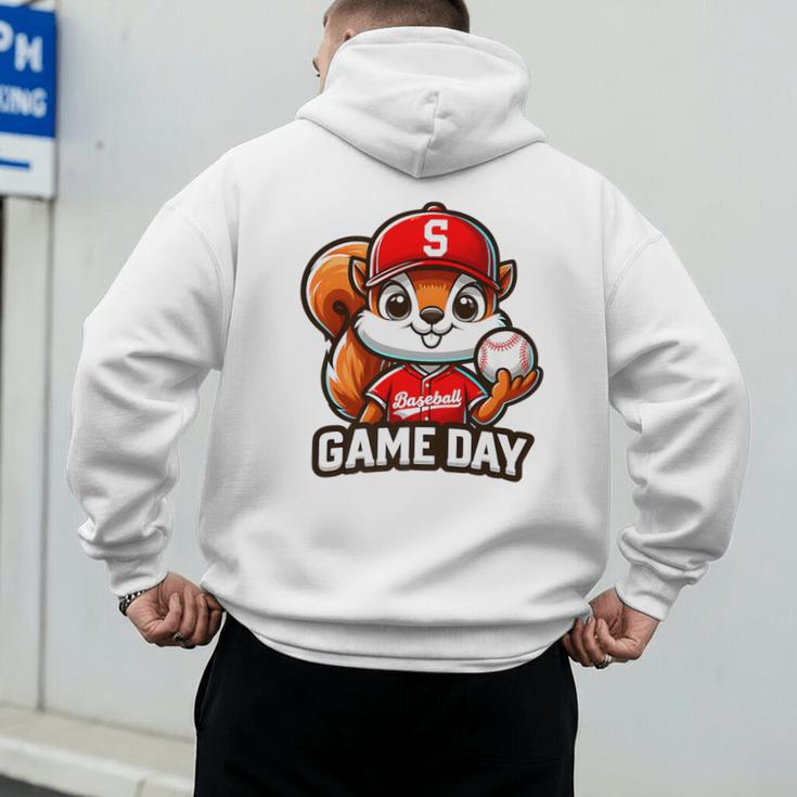 Game Day Baseball Dad Baseball Mam Father's Day Premium Men's Hoodie Back Print Game Day Baseball Dad Baseball Mam Father's Day Premium Men's Hoodie Back Print