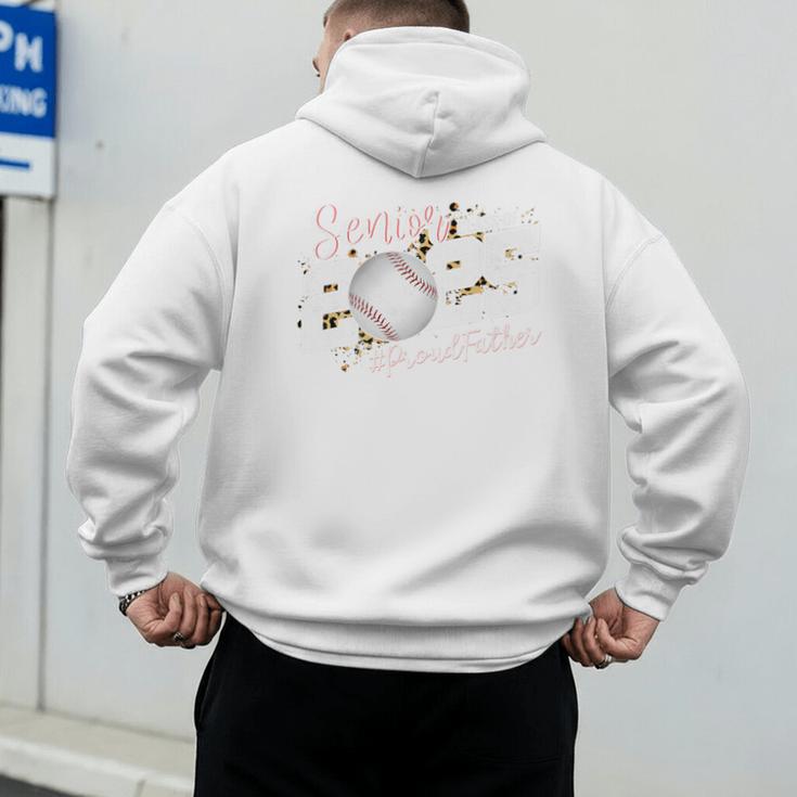 Proud Father Of A 2025 Senior Baseball Dad Graduation Premium Men's Hoodie Back Print Proud Father Of A 2025 Senior Baseball Dad Graduation Premium Men's Hoodie Back Print