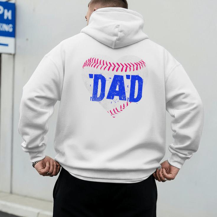 Softball Dad Baseball Dad Tee Ball Dad Premium Men's Hoodie Back Print Softball Dad Baseball Dad Tee Ball Dad Premium Men's Hoodie Back Print