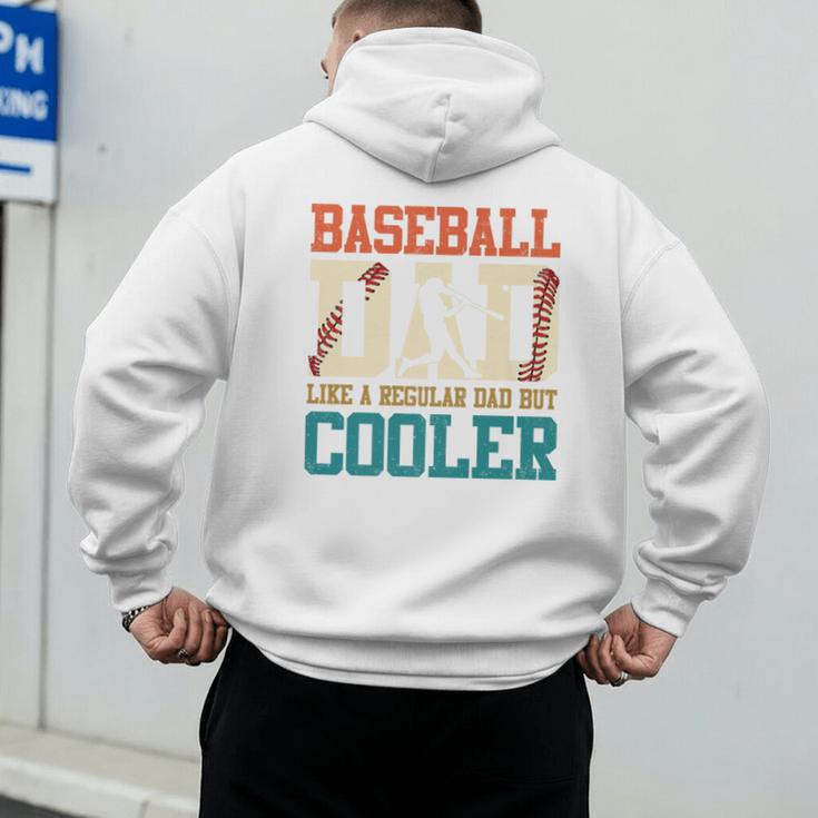 Vintage Baseball Dad Like a Regular Dad But Cooler Men Premium Men's Hoodie Back Print Vintage Baseball Dad Like a Regular Dad But Cooler Men Premium Men's Hoodie Back Print