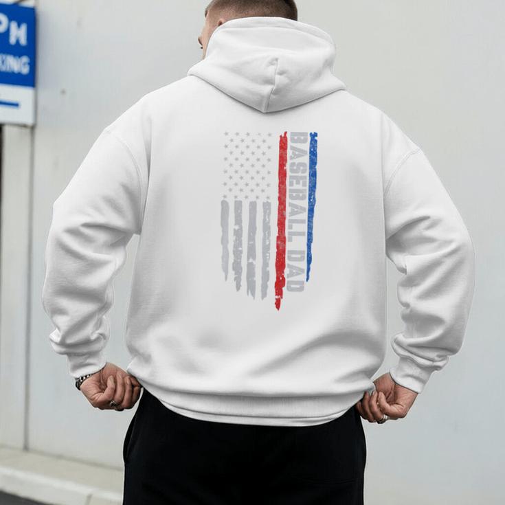 Vintage Baseball US Flag Tee Baseball Dad Player Coach Premium Tri-Blend Men's Hoodie Back Print Vintage Baseball US Flag Tee Baseball Dad Player Coach Premium Tri-Blend Men's Hoodie Back Print