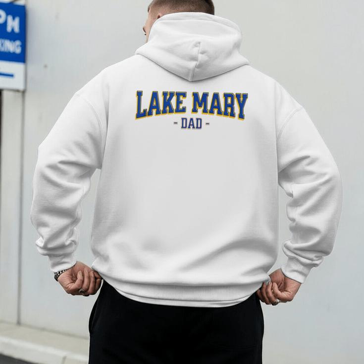 Vintage Lake Mary Florida Baseball Dad Lovers An Fans Men's Hoodie Back Print