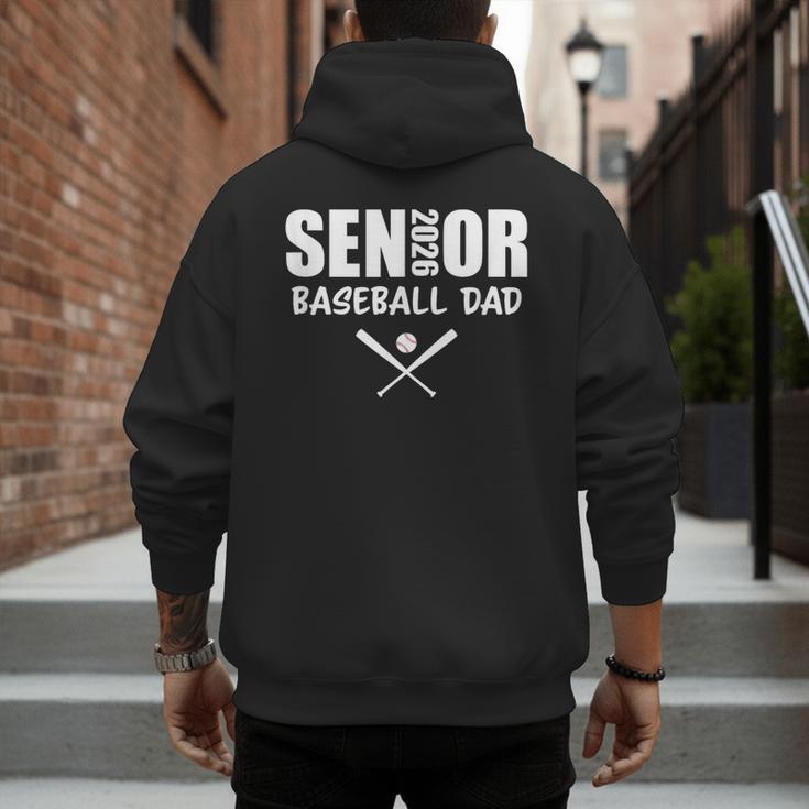 2026 Senior Baseball Dad Team Parent Helper Men's Hoodie Back Print 2026 Senior Baseball Dad Team Parent Helper Men's Hoodie Back Print