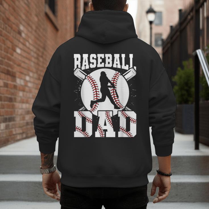 Baseball Dad Apparel Dad Baseball Father's Day Men's Hoodie Back Print Baseball Dad Apparel Dad Baseball Father's Day Men's Hoodie Back Print