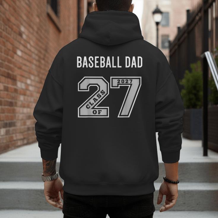 BASEBALL DAD CLASS OF 2027 BASEBALL DAD SWAG CLASS OF 27 Men's Hoodie Back Print