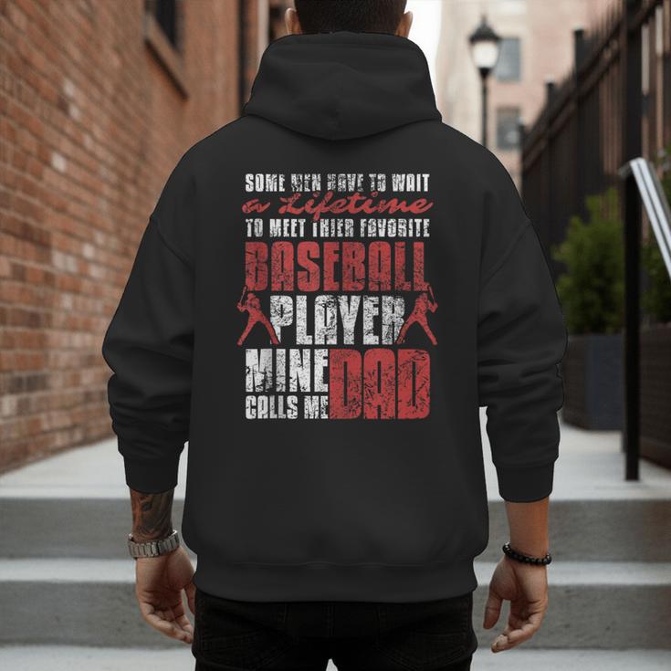 Baseball Dad Cute Love Sports Pitcher Catcher Baseball Men's Hoodie Back Print Baseball Dad Cute Love Sports Pitcher Catcher Baseball Men's Hoodie Back Print