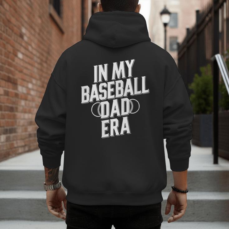 In My Baseball Dad Era Men's Hoodie Back Print