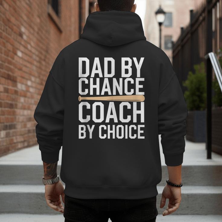 Baseball Dad Homerun Baseball Lovers Father Fathers Day Men's Hoodie Back Print