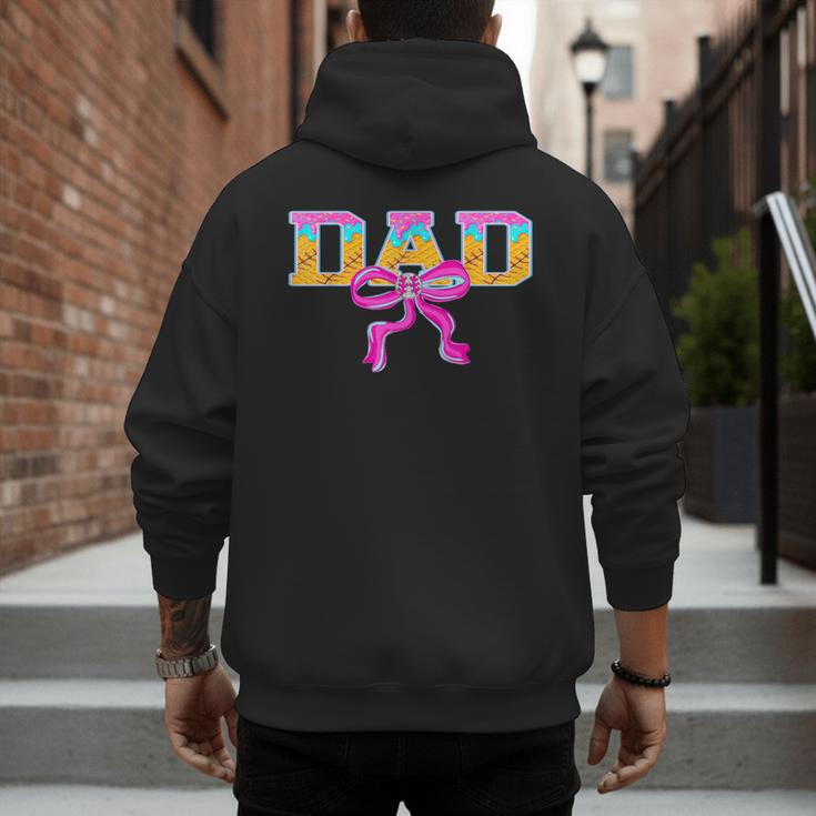 Baseball Dad Ice Cream Drip Game Day Family Matching Men's Hoodie Back Print Baseball Dad Ice Cream Drip Game Day Family Matching Men's Hoodie Back Print