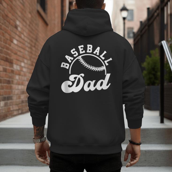 Baseball Dad Matching Baseball Team Lover Men's Hoodie Back Print Baseball Dad Matching Baseball Team Lover Men's Hoodie Back Print