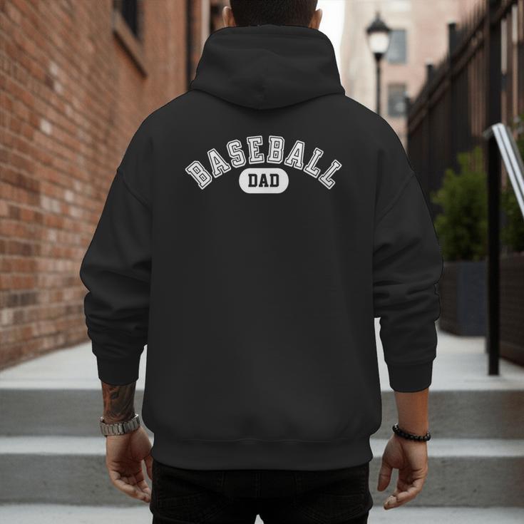 Baseball Dad School Sports Baseball Fan Father's Day Men's Hoodie Back Print Baseball Dad School Sports Baseball Fan Father's Day Men's Hoodie Back Print