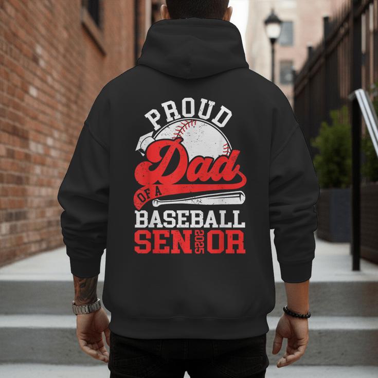 Baseball Dad Shirt Proud Dad Of A Baseball 2025 Senior Men's Hoodie Back Print Baseball Dad Shirt Proud Dad Of A Baseball 2025 Senior Men's Hoodie Back Print