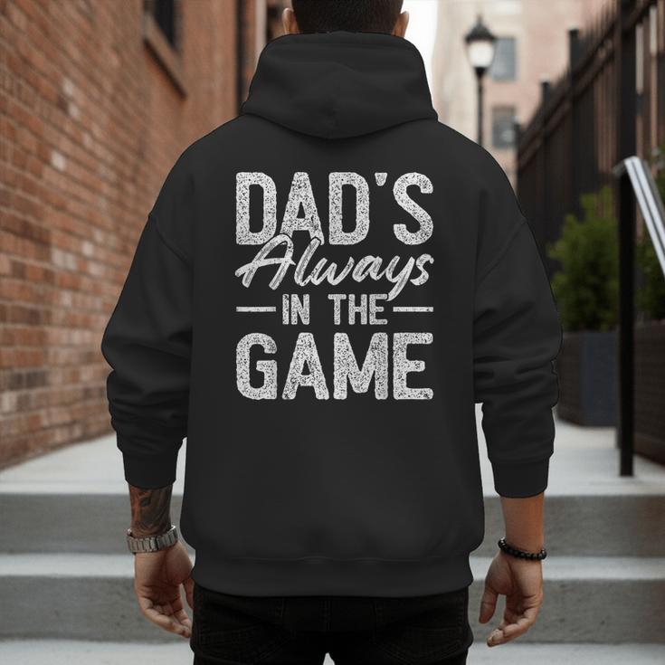 Dad Baseball For Men Baseball Dad's Always In The Game Men's Hoodie Back Print Dad Baseball For Men Baseball Dad's Always In The Game Men's Hoodie Back Print