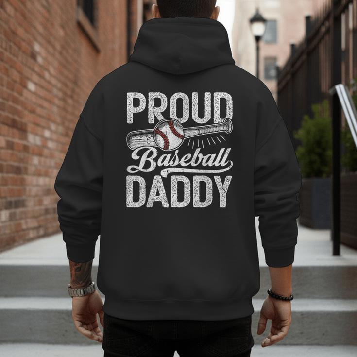 Dad Baseball Men Vintage Proud Baseball Daddy Men's Hoodie Back Print Dad Baseball Men Vintage Proud Baseball Daddy Men's Hoodie Back Print