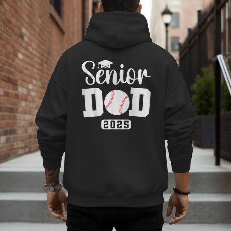 Senior Baseball Dad Class Of 2025 Senior Dad Graduation 2025 Men's Hoodie Back Print Senior Baseball Dad Class Of 2025 Senior Dad Graduation 2025 Men's Hoodie Back Print