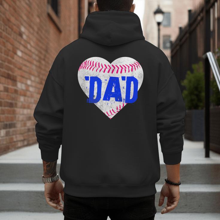 Softball Dad Baseball Dad Tee Ball Dad Men's Hoodie Back Print Softball Dad Baseball Dad Tee Ball Dad Men's Hoodie Back Print
