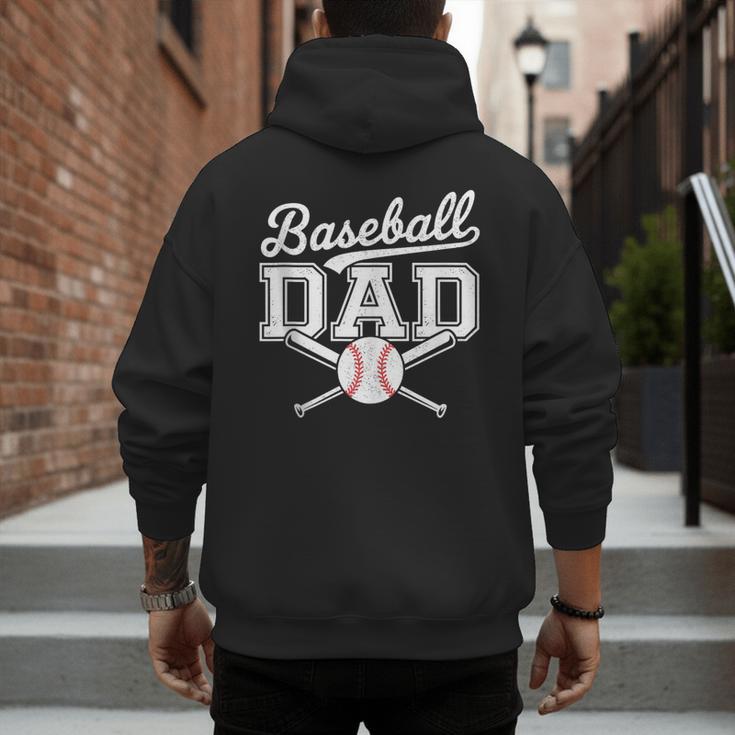 Vintage Baseball Dad Sport Lovers Batter Player Fathers Art Men's Hoodie Back Print Vintage Baseball Dad Sport Lovers Batter Player Fathers Art Men's Hoodie Back Print