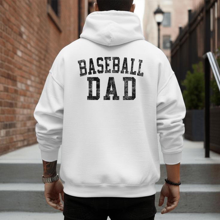 Baseball Dad Birthday Classic Bold Font Baseball Daddy Men's Hoodie Back Print Baseball Dad Birthday Classic Bold Font Baseball Daddy Men's Hoodie Back Print
