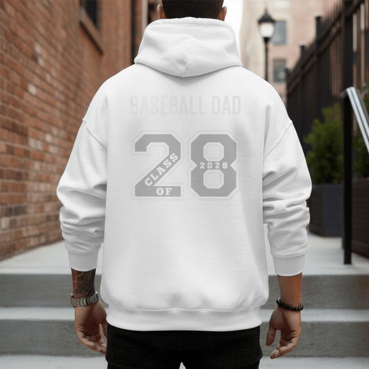 BASEBALL DAD CLASS OF 2028 BASEBALL DAD 28 CLASS OF 28 Premium Men's Hoodie Back Print BASEBALL DAD CLASS OF 2028 BASEBALL DAD 28 CLASS OF 28 Premium Men's Hoodie Back Print