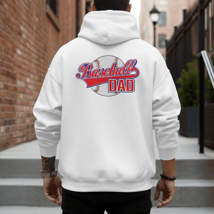 Baseball Dad Coach Baseball Baseball Premium Men's Hoodie Back Print Baseball Dad Coach Baseball Baseball Premium Men's Hoodie Back Print